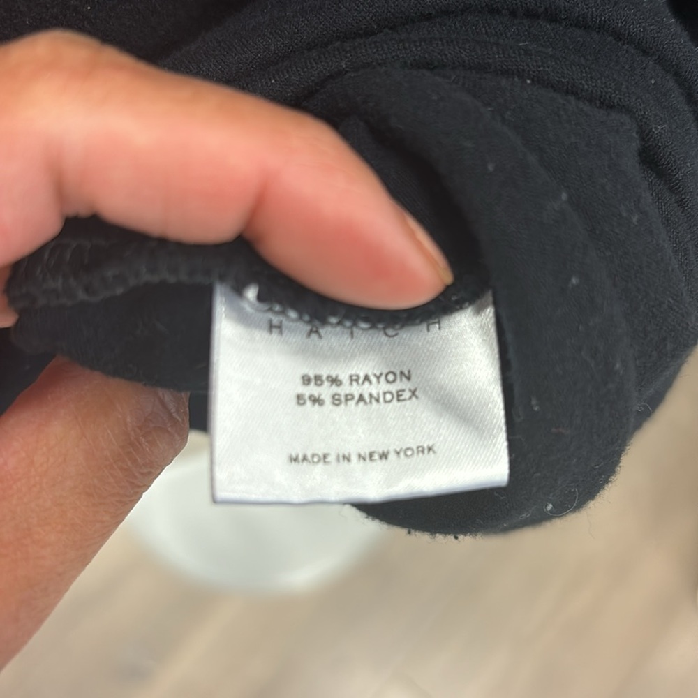 Hatch Basic Black Long Sleeve Top - image 6